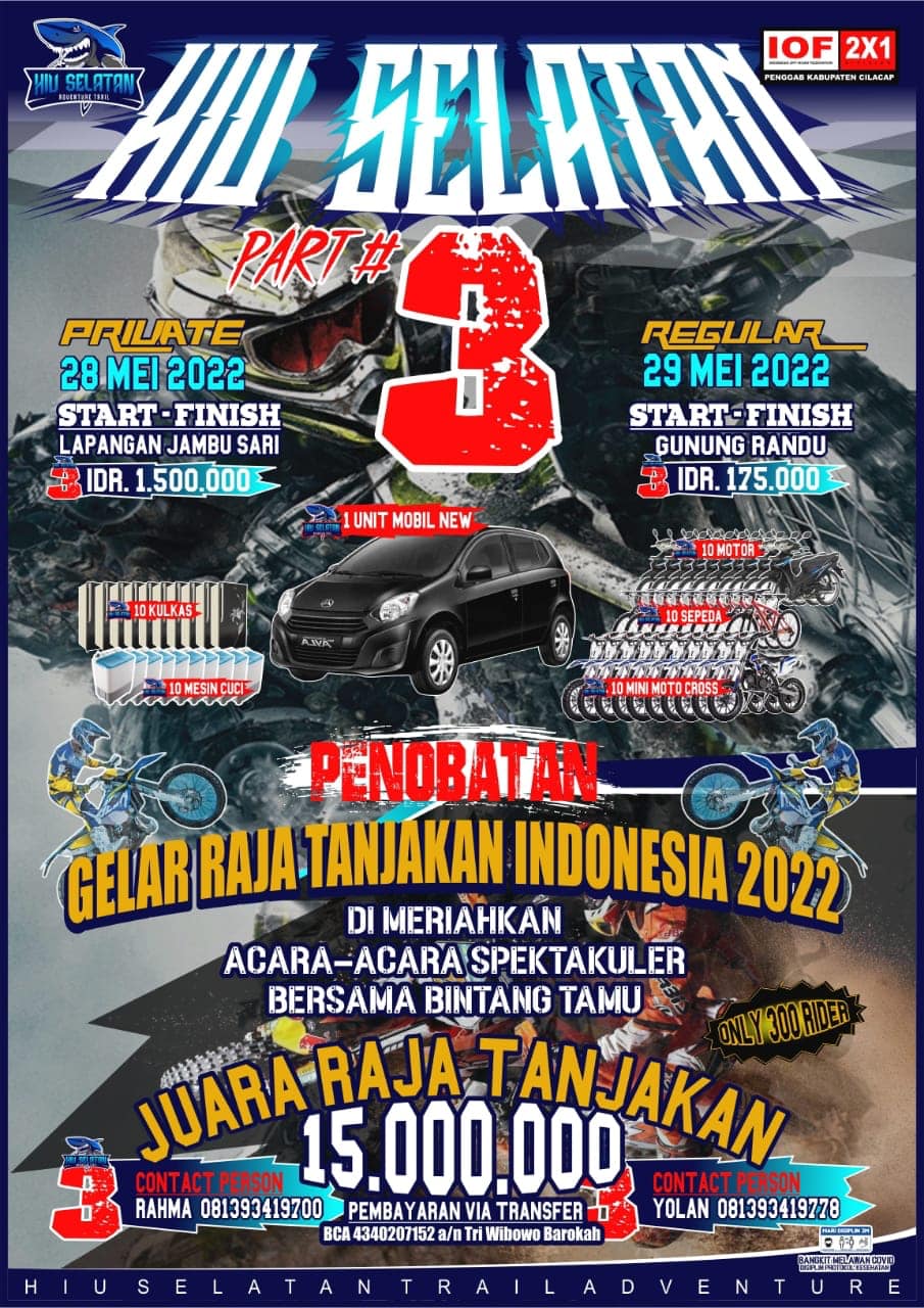 Hiu Selatan III 2022 – Tantangan Seru Untuk Riders Tanjakan dan Enduro ...
