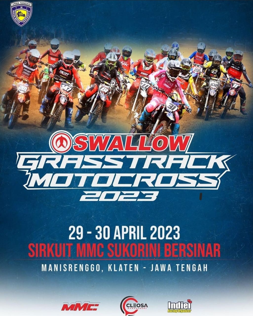 Inilah Persiapan Menjelang Swallow Grasstrack Motocross Championship 2023
