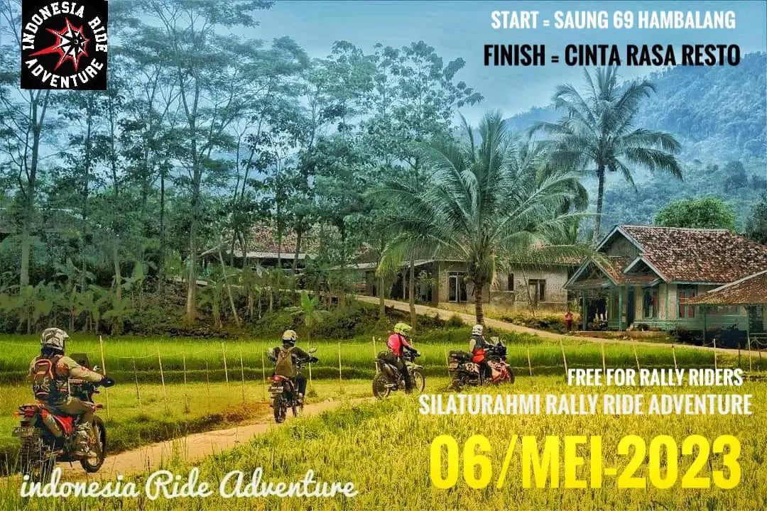 Event Indonesia Ride Adventure 2023 Terapkan Roadbook dan Timing System. Seperti Apa Yaa?