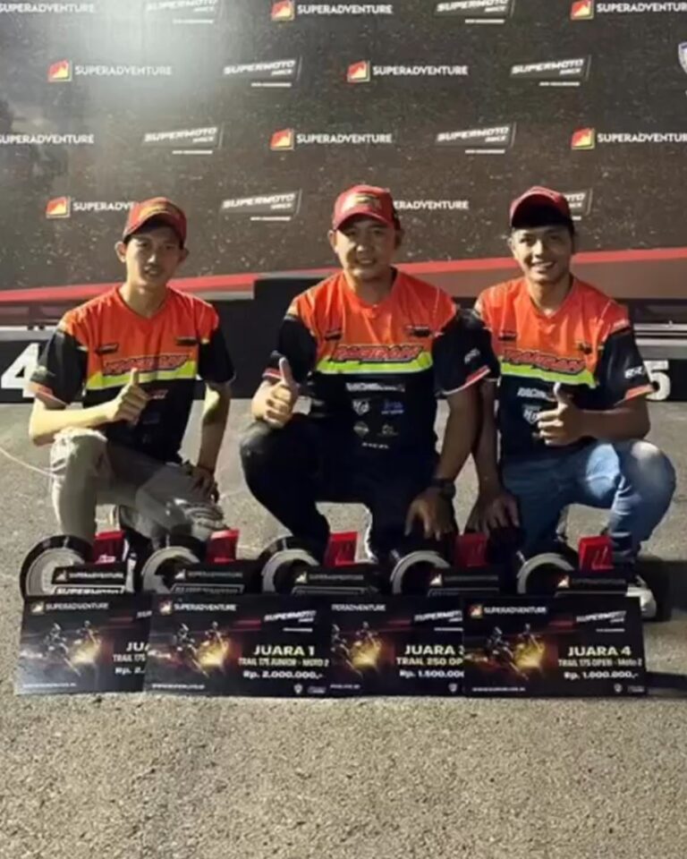Inilah Rabbani MX, Tim yang Sukses Melahirkan 2 Pemenang di Kejurnas Supermoto
