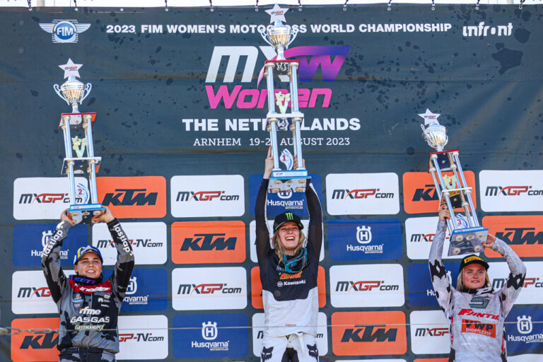 Kemenangan Sempurna Lotte Van Drunen di Kelas WMX MXGP Belanda, GP Kandang Sendiri
