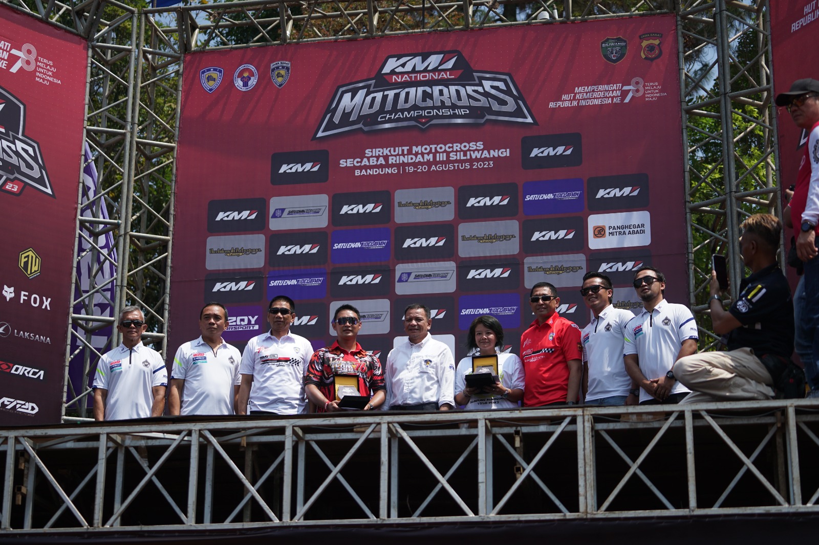 Hari Kedua KMI National Motocross Championship Dibuka Kapolda Jabar