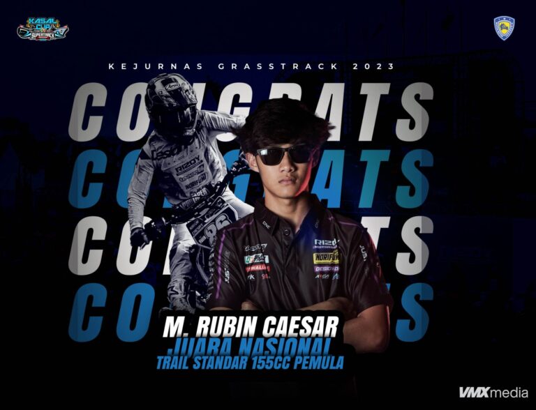 Rubin Caesar Juara Nasional Trail Standar 155cc Pemula 2023