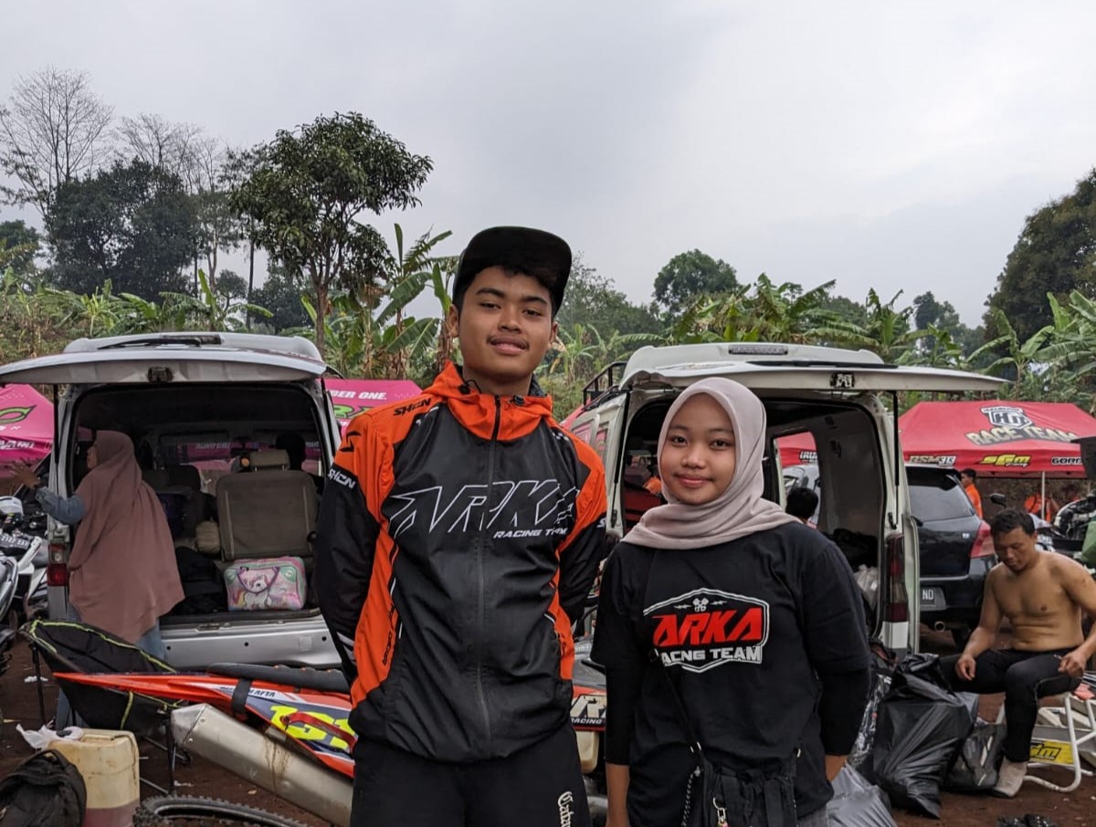 Andini dan Afta Jadi Pasangan Kuat, Bangga Bisa Rebut Gelar Juara Kelas Ganda Campuran Kejurda Enduro Jabar Seri 3