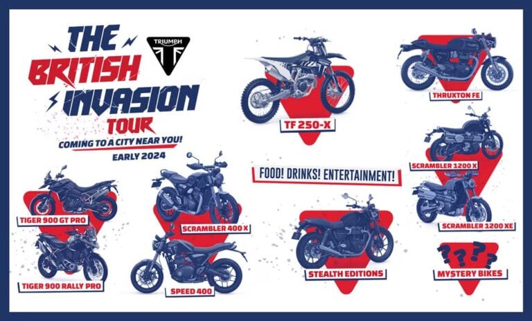 The British Invasion Tour: Upaya Triumpuh Membanjiri Pasar dengan Dirtbike Buatannya