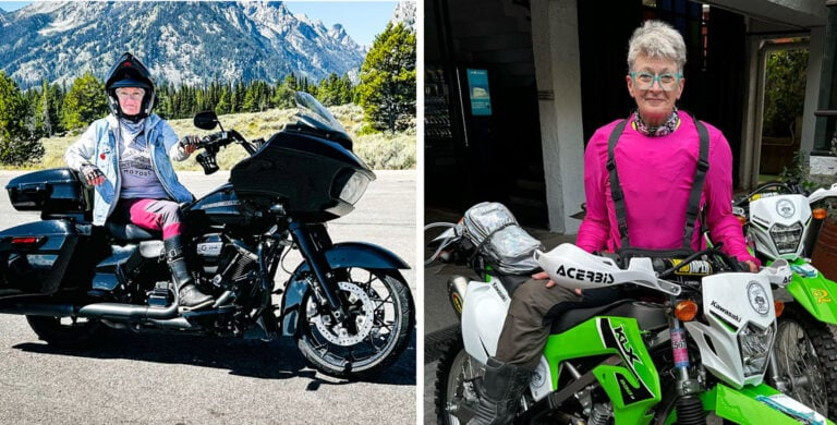 Nenek 65 Tahun Tinggalkan Hobinya Kendarai Harley, dengan Memilih Motor Trail Dual Sport untuk Jelajahi Dunia