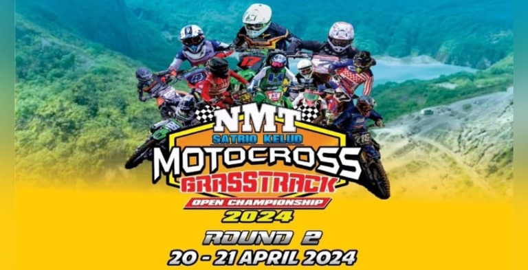Hari Jadi Kediri Makin Meriah! NMT Satria Kelud Motocross-Grasstrack Championsip akan Perlombakan 20 Kelas