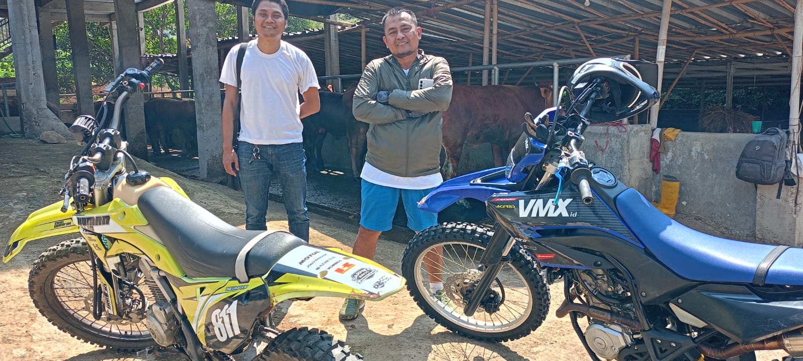 Cari Hewan Kurban ke Wilayah Perbukitan dengan Motor Trail