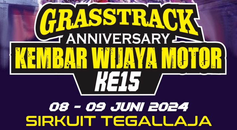 Total Hadiah Fantastis! Yuk, Braapers, Gass Ikutan Grasstrack Anniversary Kembar Wijaya Motor ke-15!