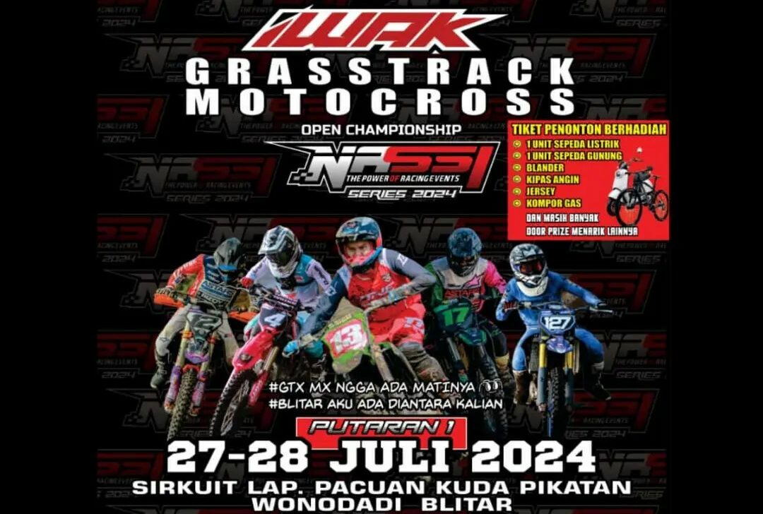 Peserta dan Penonton IWAK GTX-MX Open Championship Akan Dimanjakan dengan Hadiah