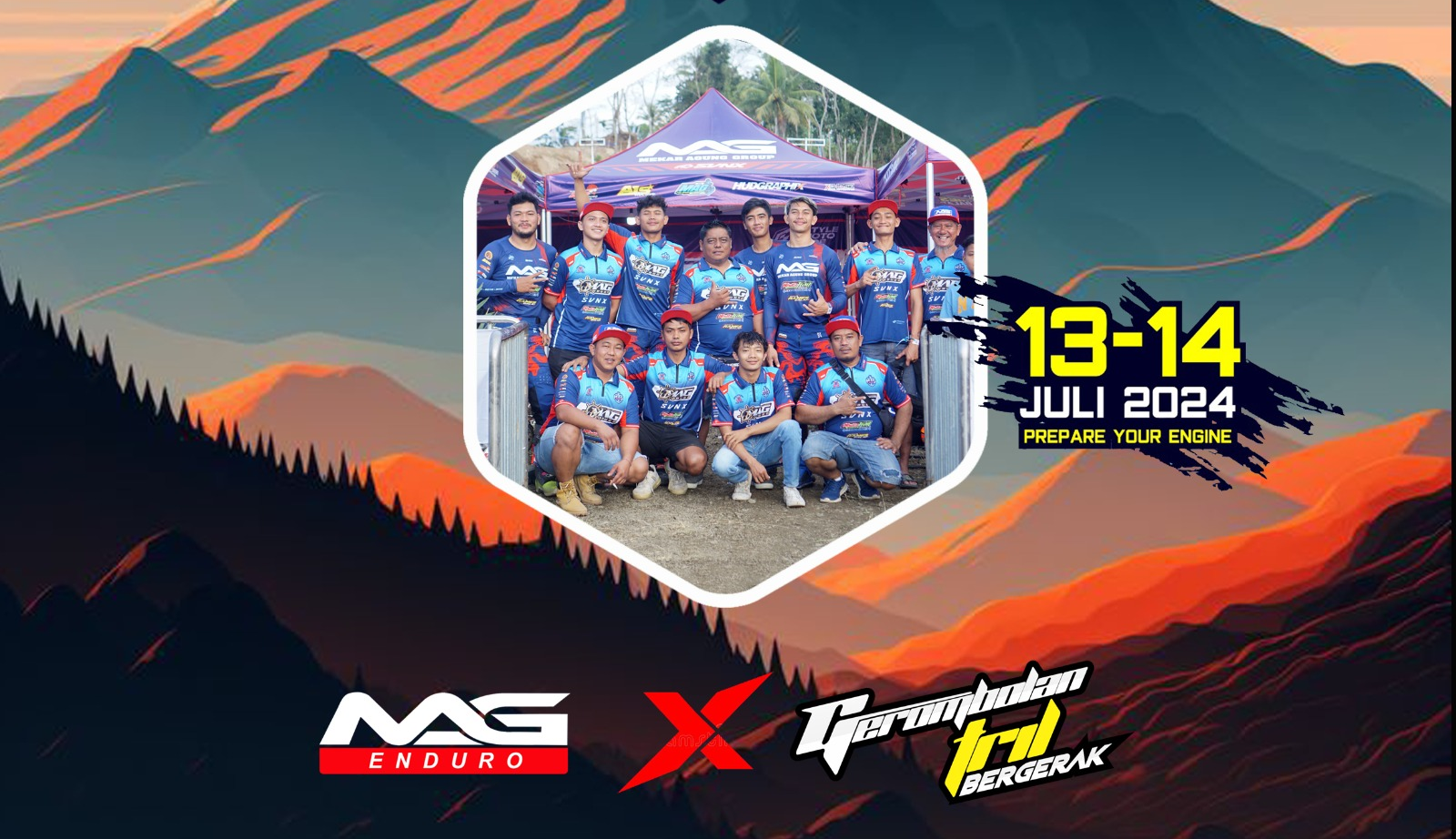 MAG Turunkan 4 Pembalap Utamanya Ikutan Beach Enduro Race Hayau Berait di Kotabaru