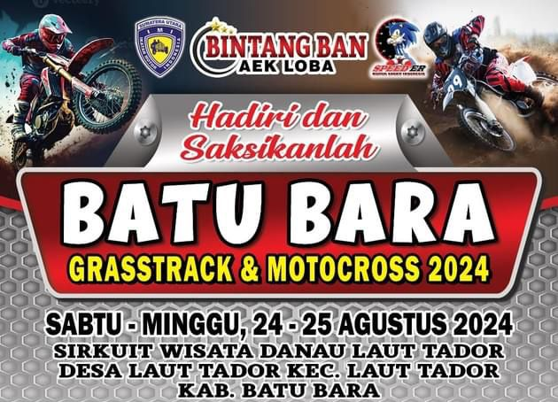 Gratis untuk Warga Sumut! Jangan Lewatkan Batu Bara Grasstrack & Motocross 2024