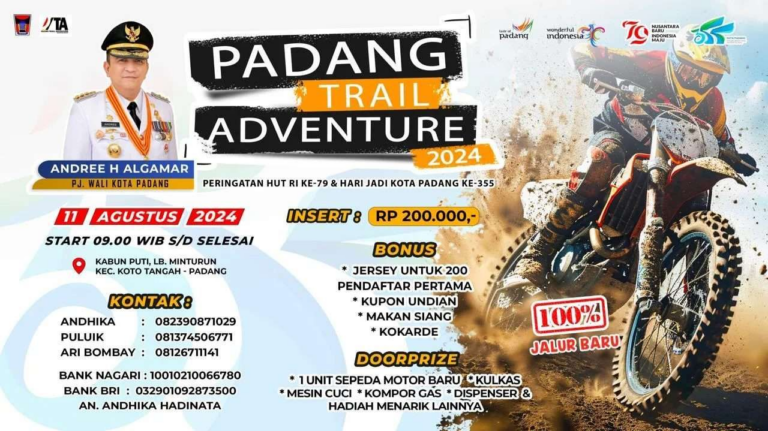 Ajak Motor Trailmu Liburan ke Padang! Ikuti Event Padang Trail Adventure dengan 100% Jalur Baru