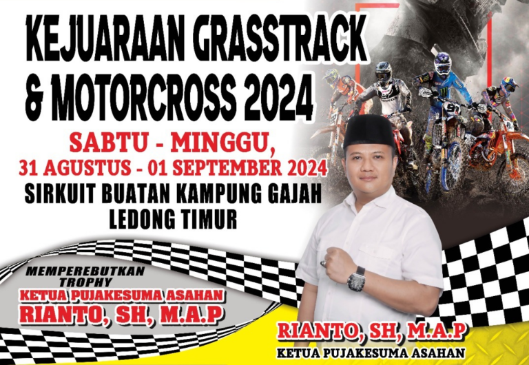 Total Hadiah Rp112 Juta dan Penuh Kejutan Lainnya, Ayo Gasspol di Kejuaraan Grasstrack & Motocross 2024 di Asahan