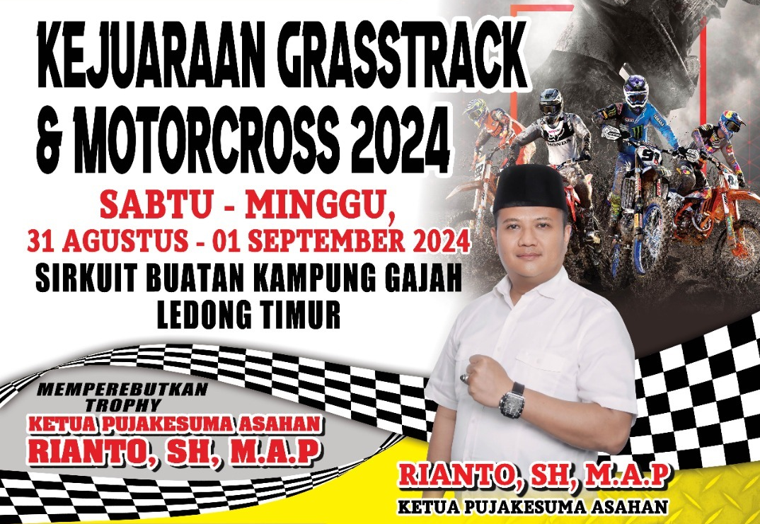 Total Hadiah Rp112 Juta dan Penuh Kejutan Lainnya, Ayo Gasspol di Kejuaraan Grasstrack & Motocross 2024 di Asahan