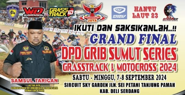 “Bocah Ajaib” M. Athar Alghifari Ikut Grand Final DPD GRIB Sumut Series Grasstrack & Motocross 2024, Pendaftaran Peserta Gratis!