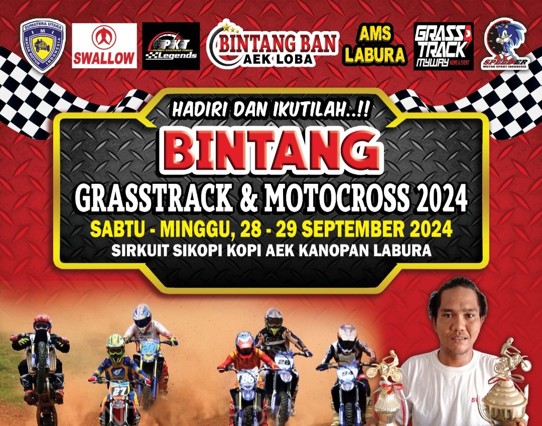 Yuk Nonton Keseruan Kelas RBT Estafet Open di Bintang Grasstrack & Motocross 2024 Akhir September Mendatang!