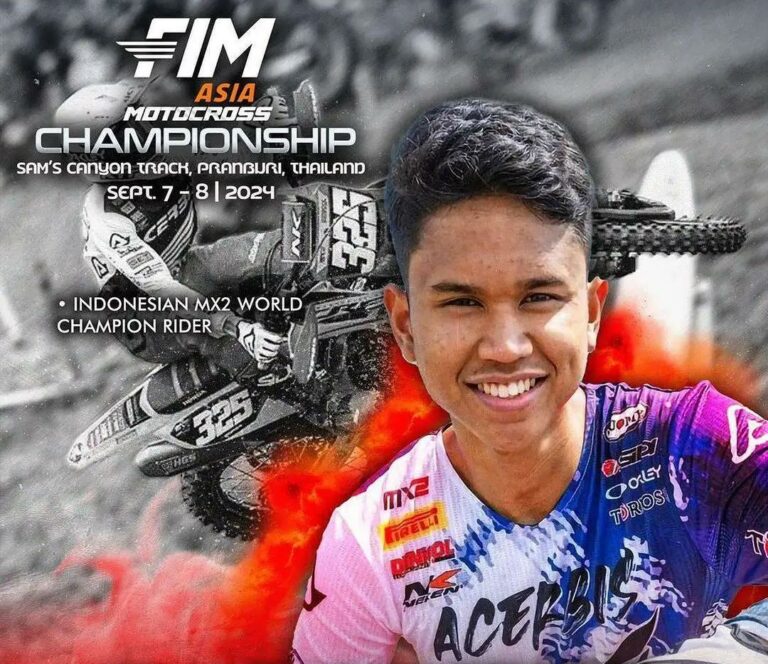 Delvintor Alfarizi Jadi Garuda Muda yang akan Beraksi di FIM Asia Motocross Championship 2024