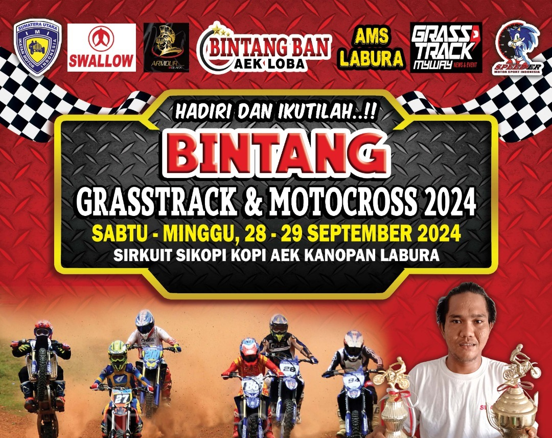 Gasspol Braapers, Bintang Grasstrack & Motocross 2024 Hadir Lagi di Akhir September Mendatang!