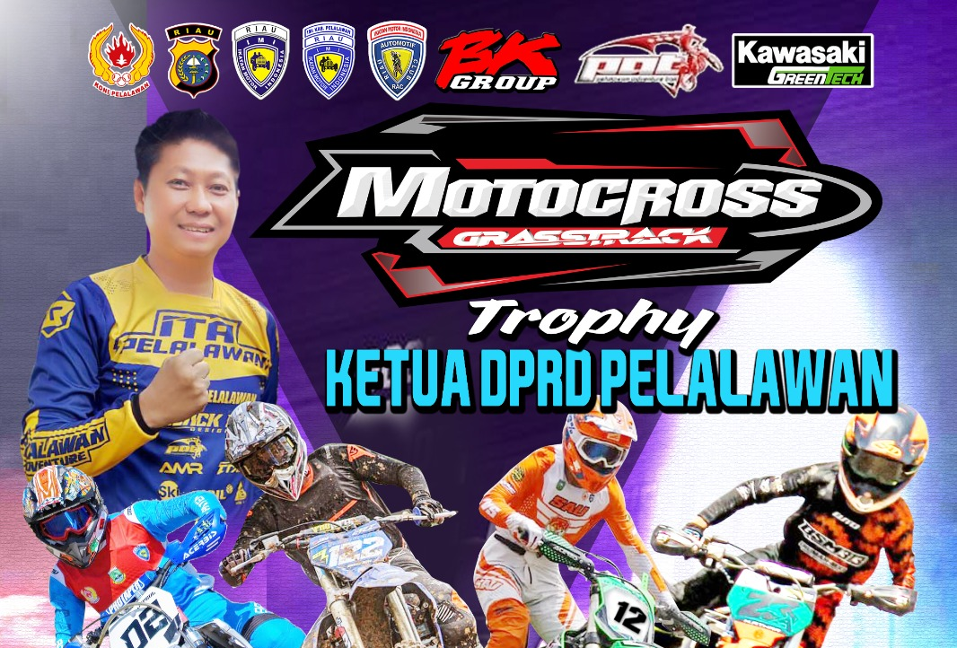 Saksikan Aksi “Bocah Ajaib” M. Athar Alghifari di Motocross Grasstrack Trophy Ketua DPRD Pelalawan Awal Oktober Mendatang!