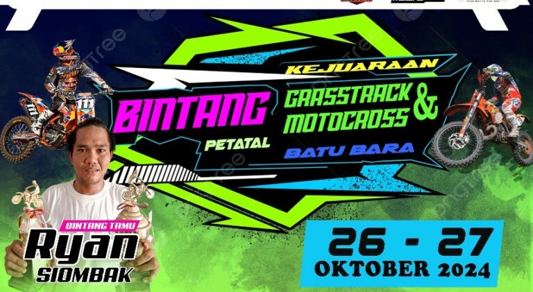 Adu Mekanik di Bintang Grasstrack & Motocross 2024 Kembali Hadir di Batu Bara Akhir Pekan Ini