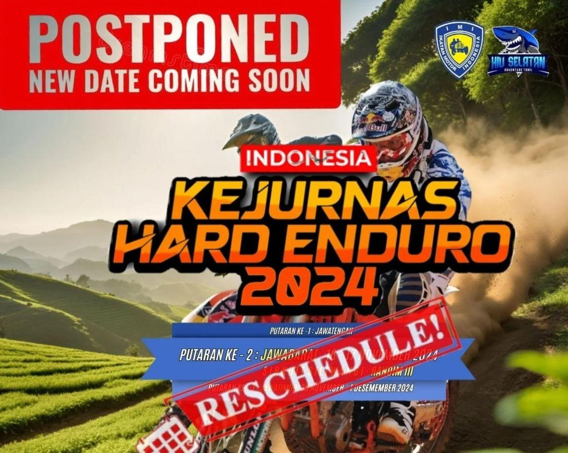 Kejurnas Hard Enduro Putaran Kedua di Sirkuit Siliwangi Diundur