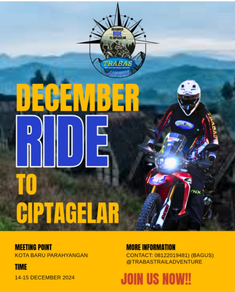 Gaskeun Ikutan Acara TRABAS Bertajuk “December Ride to Ciptagelar”!