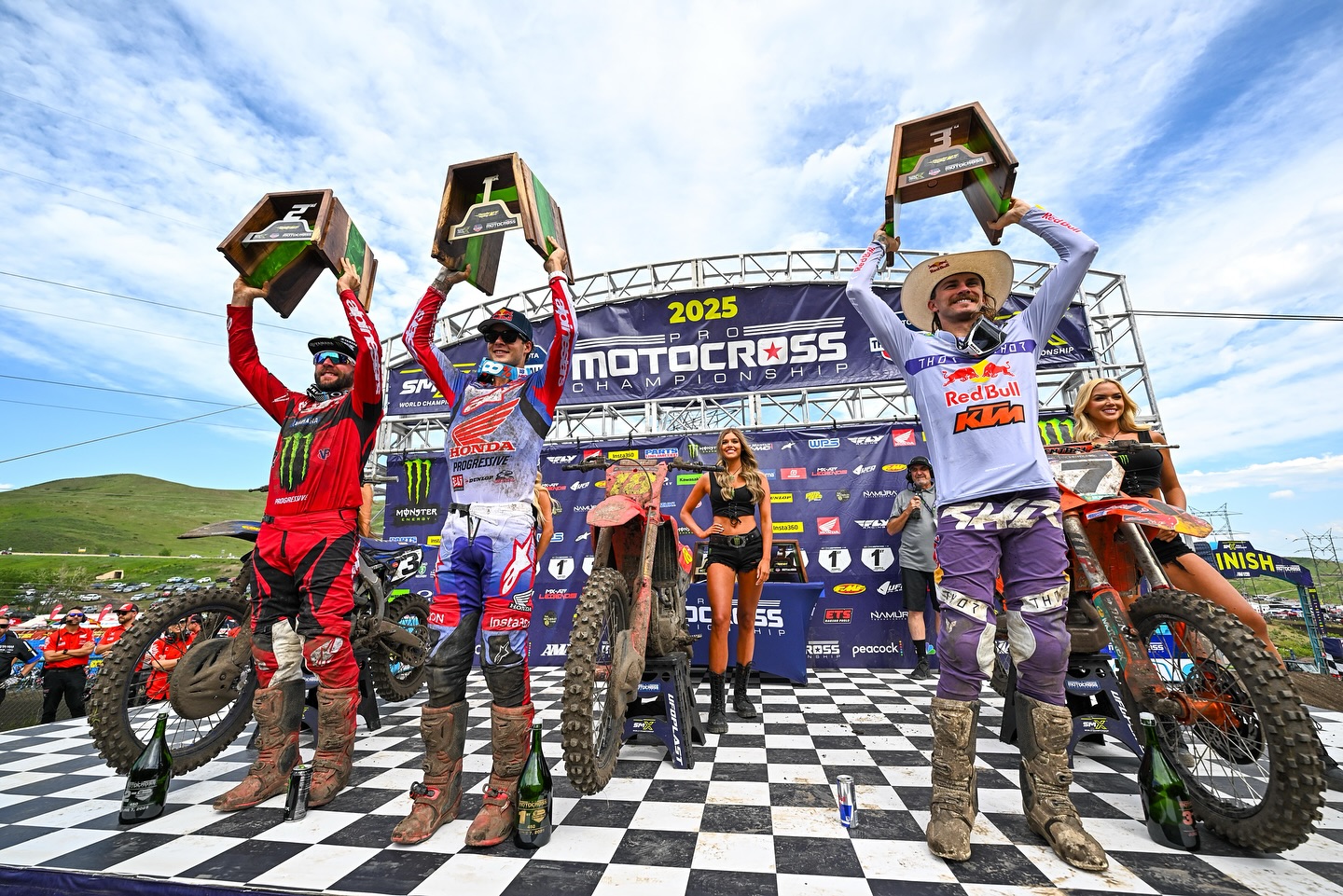 Tanpa Celah! Tim Honda Sapu Bersih Semua Kelas AMA Pro Motocross Round 3