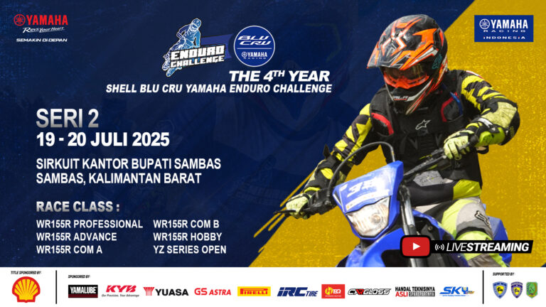 Inilah 5 Media Live Streaming untuk Saksikan Secara Langsung Yamaha Enduro Challenge Seri Kedua 2025 di Sambas, Kalbar
