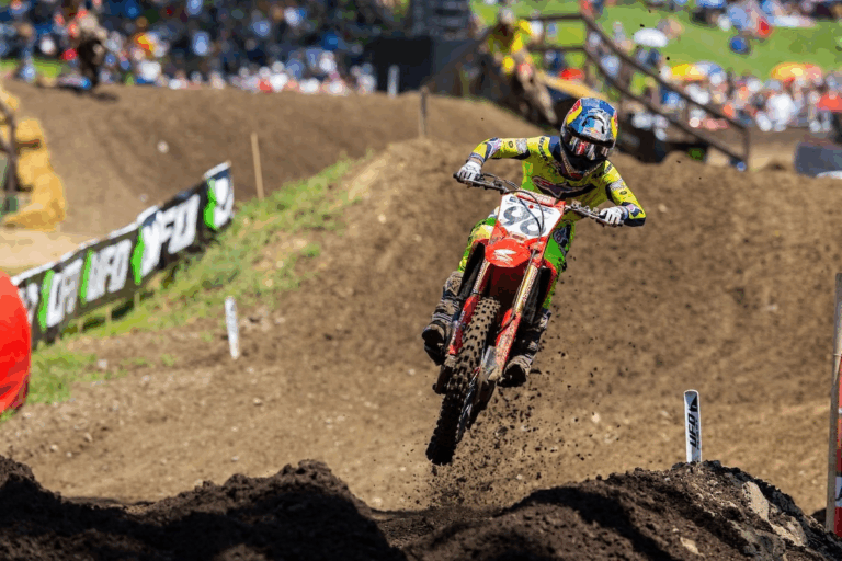 Hunter Lawrence Catat Kemenangan Perdana 450MX di Sore Penuh Drama, Deegan Dekatkan Diri ke Gelar Juara 250MX